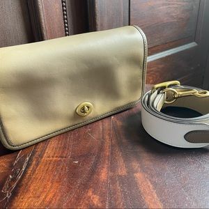 Limited edition Coach Dinky in Taupe Multi